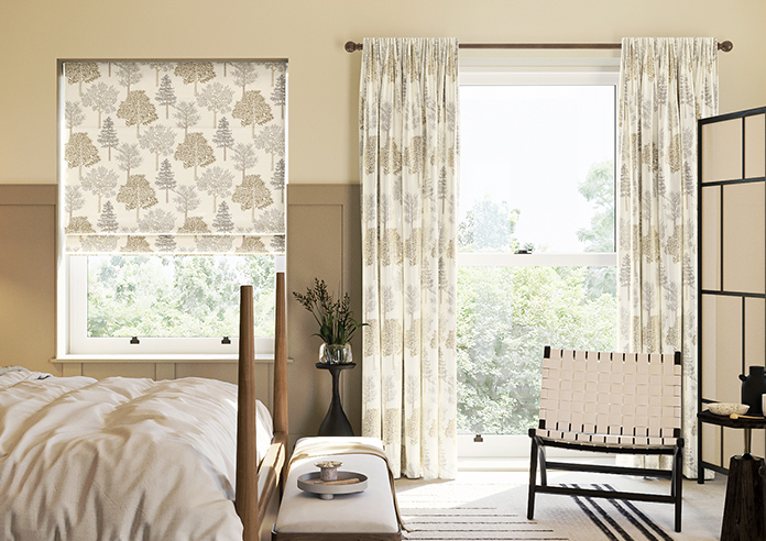 Coppice Faux Silk, Bronze - Made to Measure Curtain - Image 3